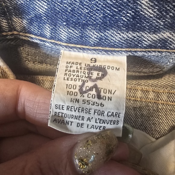 Vintage Squeeze Jeans Acid Wash Denim Straight Leg Womens 9 - Picture 6 of 7